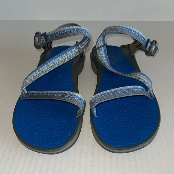 Chaco Blue And Gray Sandals - Picture 4 of 9
